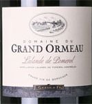 AOP Lalande de Pomerol Domaine du Grand Ormeau Cuvée 2018