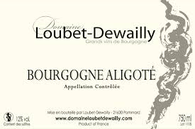 AOP Bourgogne Aligoté Domaine Loubet Dewailly Cuvée 2023