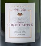 AOP Champagne Grand cru blanc de Noirs Stéphane Coquillette Cuvée Les Clefs