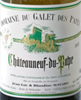 AOP Châteauneuf du Pape Domaine du Galet des Papes Cuvée Au Ju Blan 2022