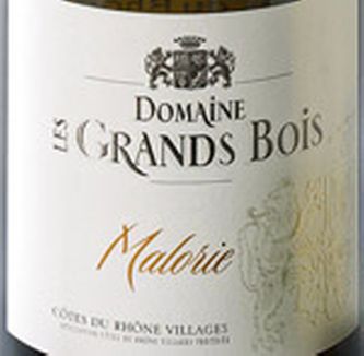 AOP Côtes du Rhône villages Domaine Grands Bois cuvée Malorie 2023