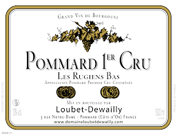 AOP Pommard 1 er cru Les grands Epenots Domaine Loubet Dewailly 2023