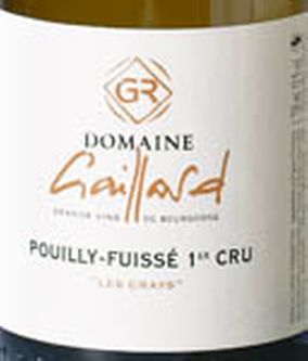 AOP Pouilly-Fuissé Domaine Gaillard 1er cru Les Crays 2022